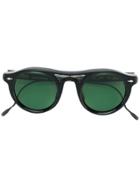 Jacques Marie Mage Round Sunglasses - Black