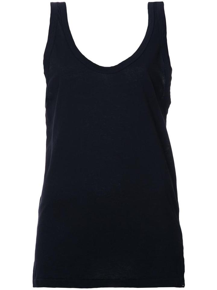 Bassike Relaxed Tank Top, Women's, Size: 10, Black, Organic Cotton