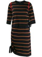 Ps Paul Smith Striped Knit Dress - Blue