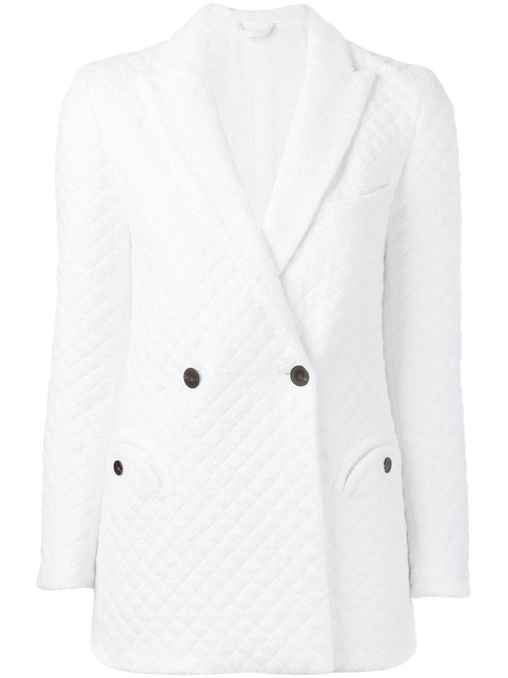 Blazé Milano - Quilted Blazer - Women - Polyester/viscose - I, Women's, White, Polyester/viscose