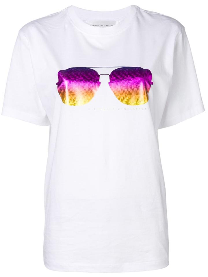 Victoria Victoria Beckham Sunset Sunglasses Print T-shirt - White