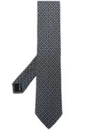 Salvatore Ferragamo Micro Gancio Print Tie - Black