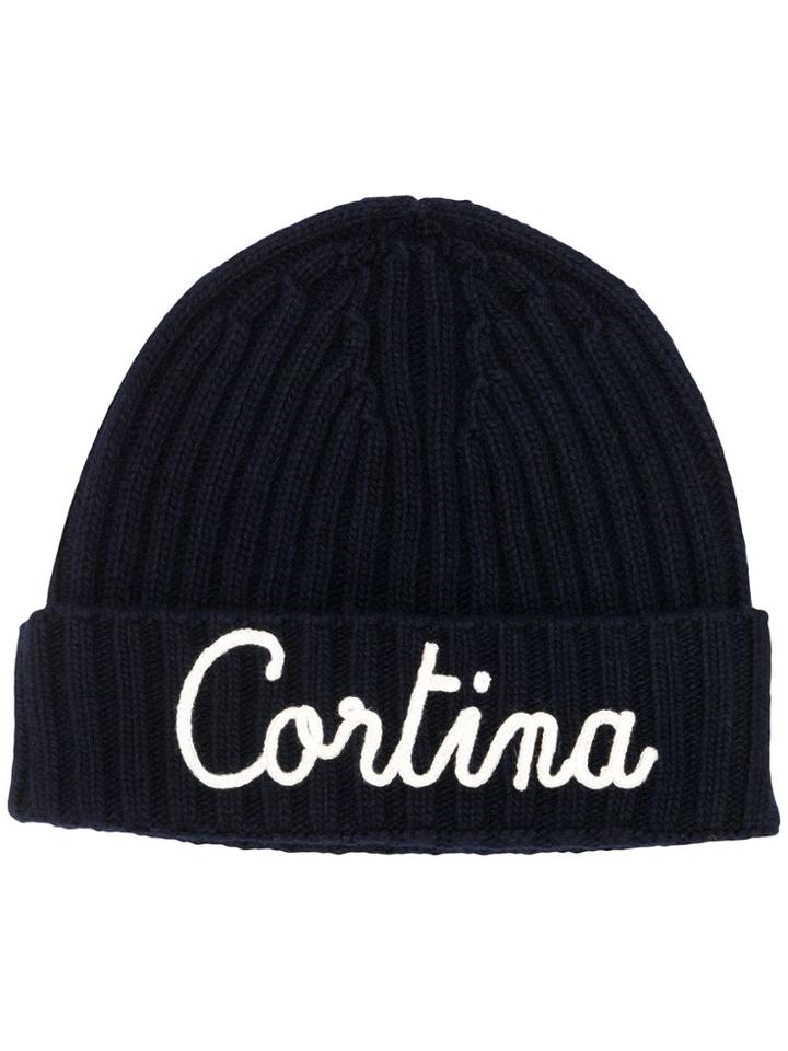 Mc2 Saint Barth Cortina Embroidered Beanie - Blue