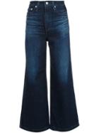 Ag Jeans Denim Culottes, Women's, Size: 26, Blue, Cotton/polyurethane