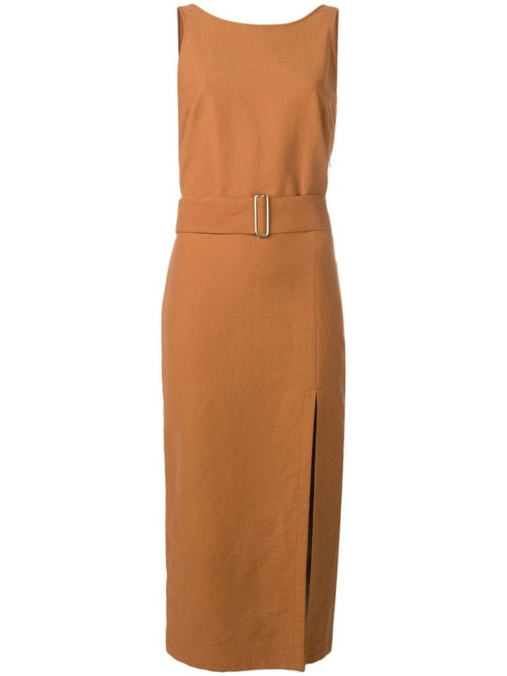 Áeron Belted Dress - Neutrals