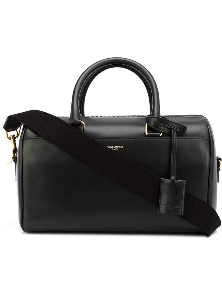 Saint Laurent Baby 'duffle' Tote, Women's, Black