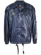 Takahiromiyashita The Soloist Patchwork Button-up Jacket - Blue
