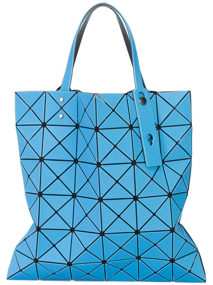 Bao Bao Issey Miyake Adjustable Strap Triangle Pvc Bag - Blue