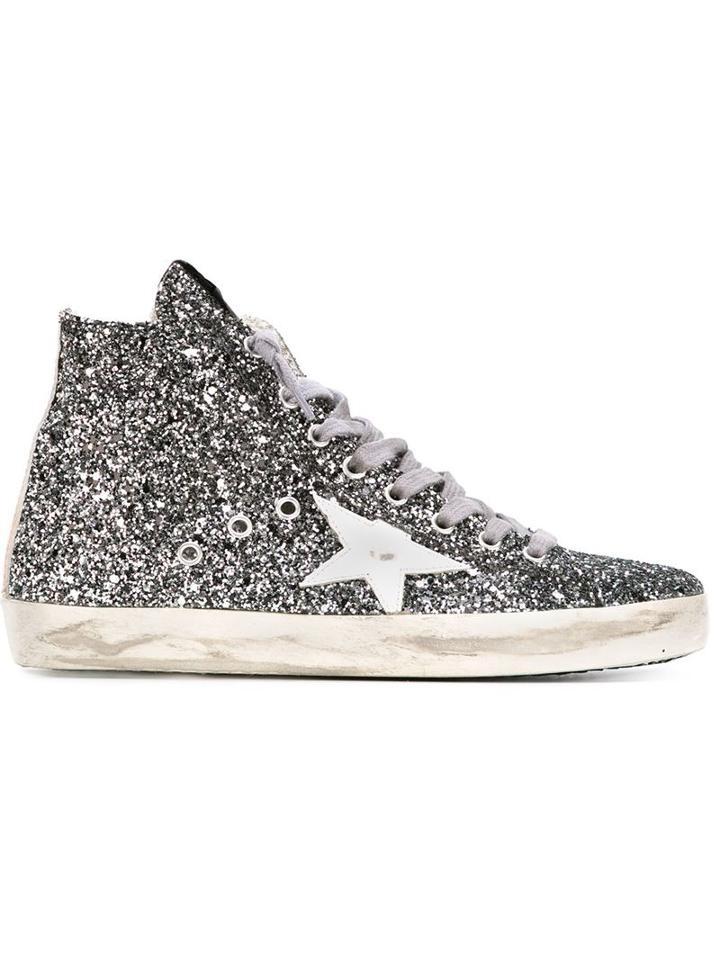 Golden Goose Deluxe Brand Francy Hi-top Sneakers, Women's, Size: 36, Grey, Leather/rubber/pvc