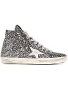 Golden Goose Deluxe Brand Francy Hi-top Sneakers, Women's, Size: 36, Grey, Leather/rubber/pvc