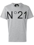 No21 - Logo Print T-shirt - Men - Cotton - M, Grey, Cotton