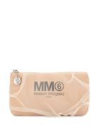 Mm6 Maison Margiela Logo Clutch Bag - Brown