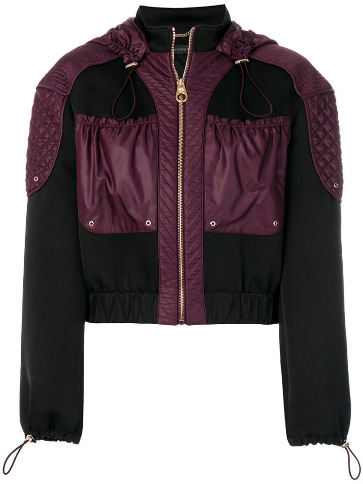Versace Panelled Jacket - Pink & Purple