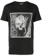 Alexander Mcqueen Gothic Skull T-shirt - Black