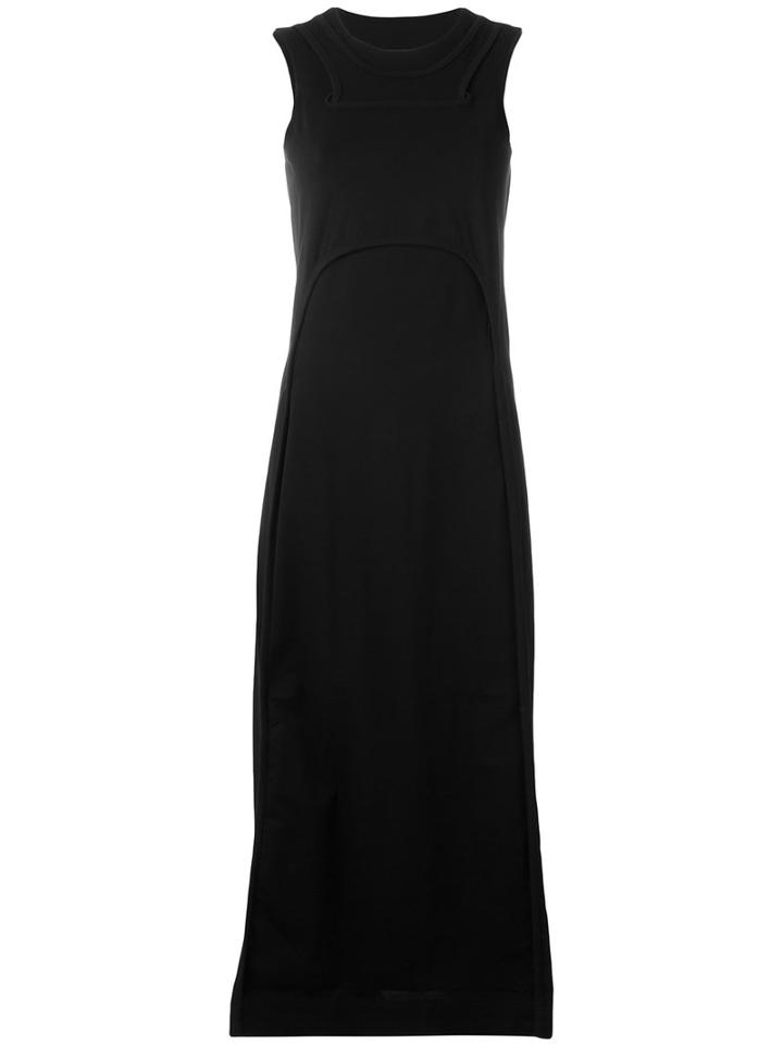Y-3 Layered Tank Dress, Women's, Size: Small, Black, Cotton/spandex/elastane