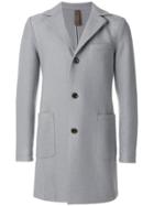 Eleventy Buttoned Coat - Grey