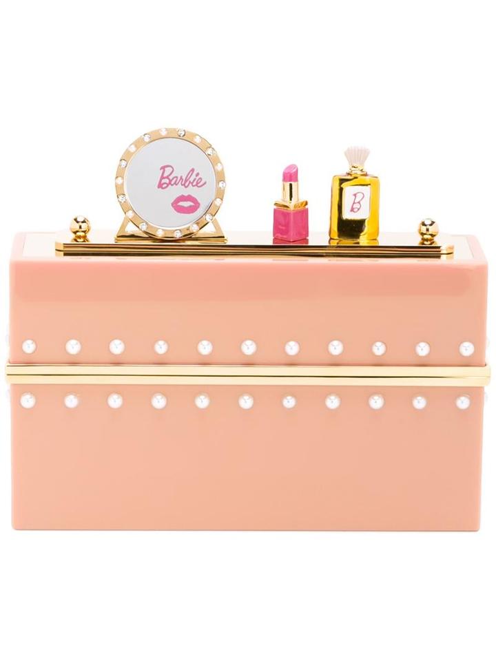 Charlotte Olympia Barbie World Clutch, Women's, Pink/purple