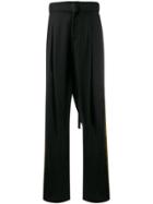 D.gnak Side Stripe Trousers - Black