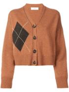 Pringle Of Scotland Heritage Diamond Cardigan - Brown