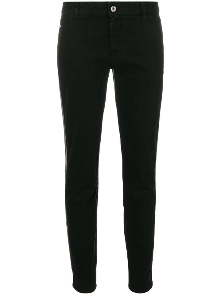 Just Cavalli Skinny Low Rise Jeans - Black