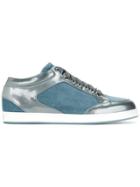 Jimmy Choo Panelled Low Top Sneakers - Blue