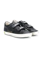 Golden Goose Deluxe Brand Kids Touch Strap Sneakers - Black