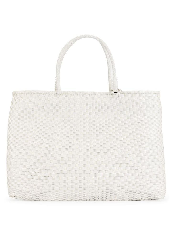 Anteprima Woven Tote Bag - White