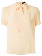 Talie Nk - Silk Blouse - Women - Silk - 38, Yellow/orange, Silk