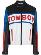 Filles A Papa Tyson Leather Jacket - Black