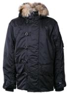 Kru - Maverick Fur Hood Parka - Men - Polyamide/polyester - Xl, Black