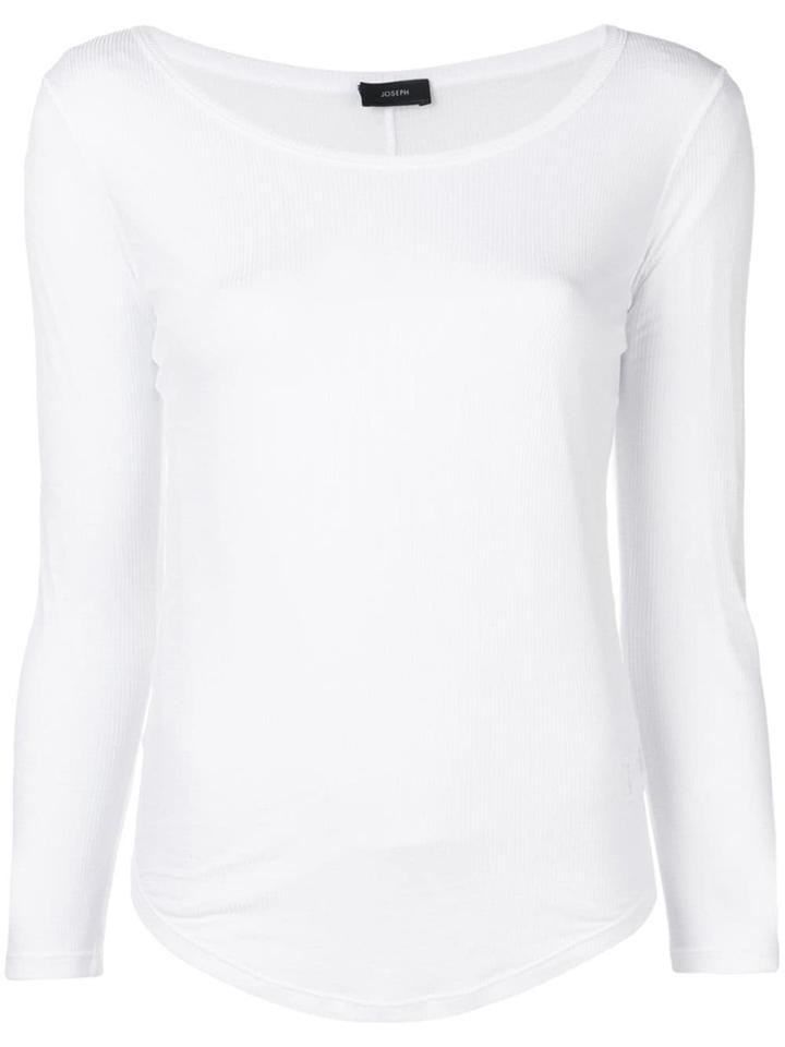 Joseph Panelled Top - White