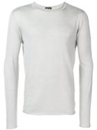 Giorgio Armani Knitted Sweatshirt - Grey