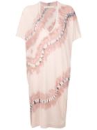 Raquel Allegra Printed T-shirt Dress - Nude & Neutrals