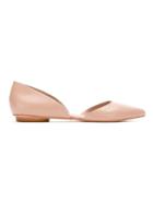 Sarah Chofakian Pointed Toe Ballerinas - Nude & Neutrals