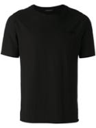 Roberto Collina Patch Pocket T-shirt, Men's, Size: 52, Black, Cotton
