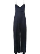 Le Ciel Bleu Romper Jumpsuit, Women's, Size: 38, Blue, Cotton/polyurethane/cupro
