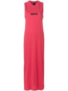 Omc Logo Print Racerback Dress - Red