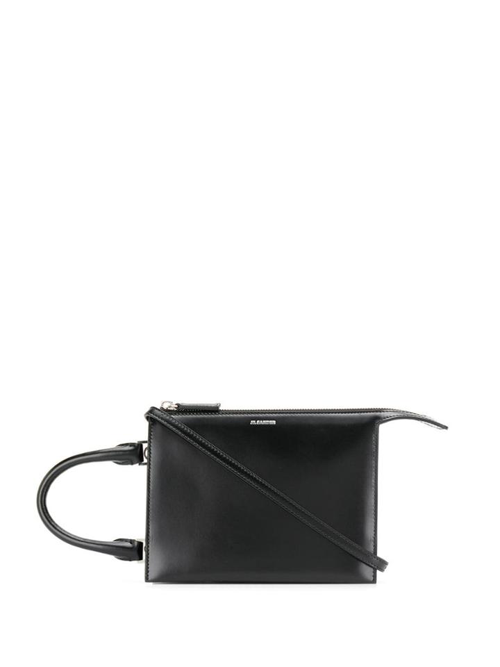 Jil Sander Shopping Crossbody Bag - Black