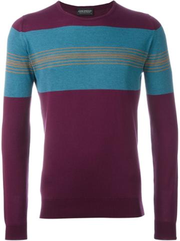 John Smedley Striped Pullover