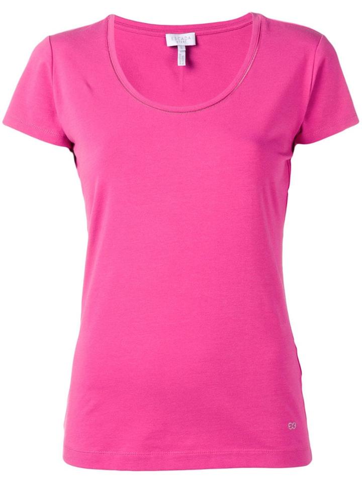 Escada Sport Scoop Neck T-shirt - Pink
