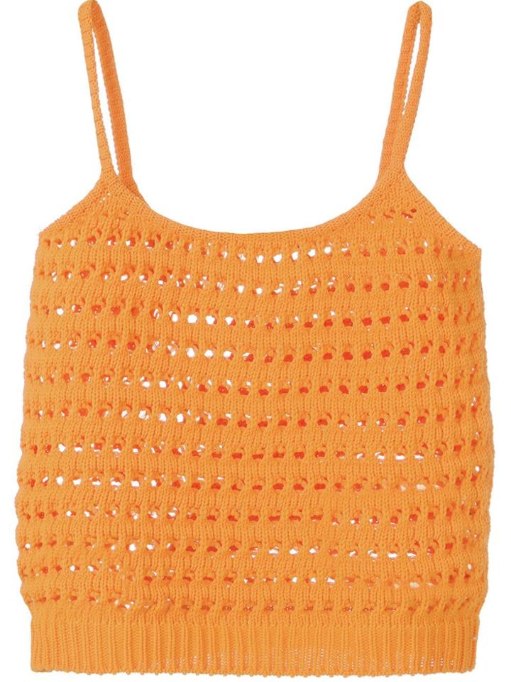 Prada Knitted Vest Top - Orange