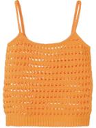 Prada Knitted Vest Top - Orange