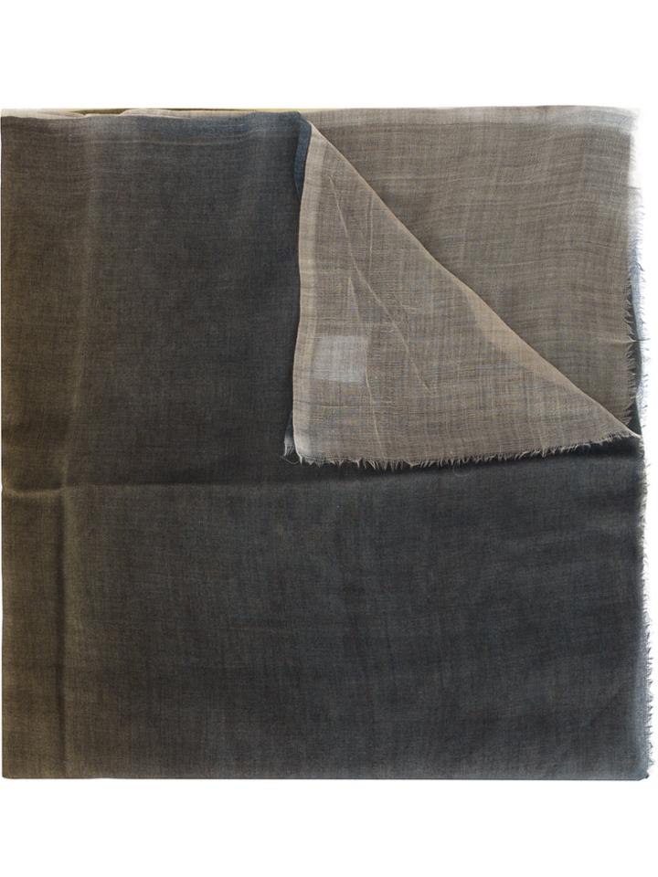 Faliero Sarti Frayed Hem Velina Scarf - Multicolour