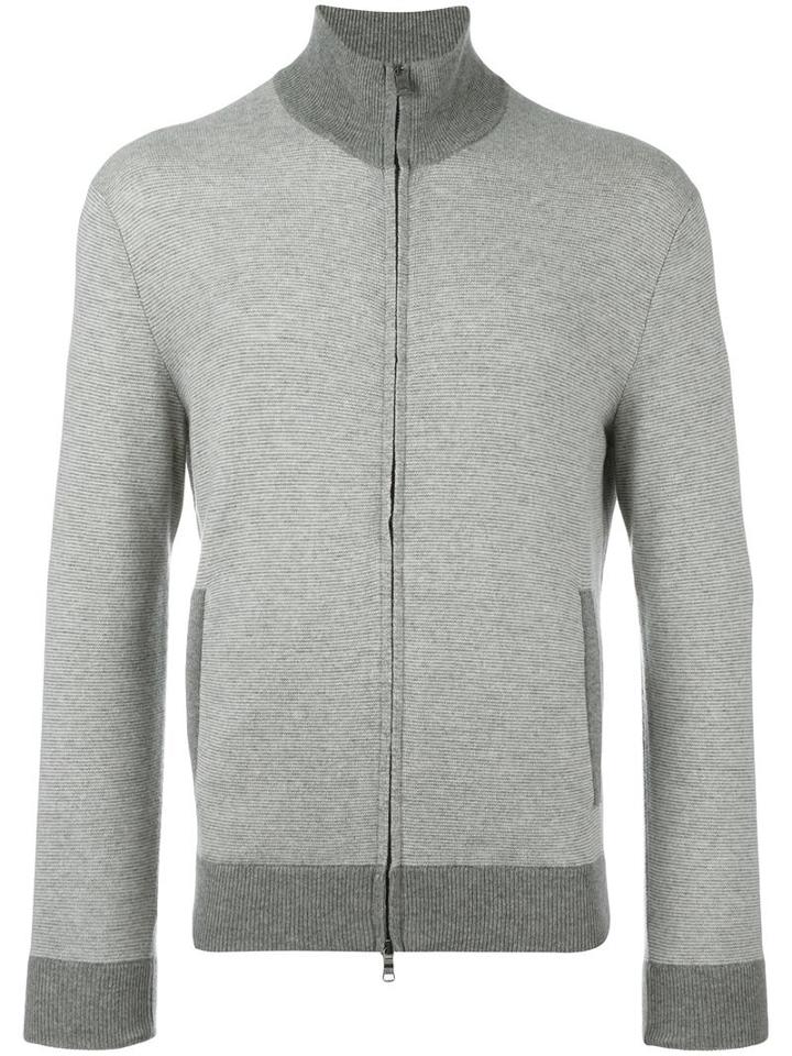Polo Ralph Lauren Zipped Cardigan, Men's, Size: Small, Grey, Merino