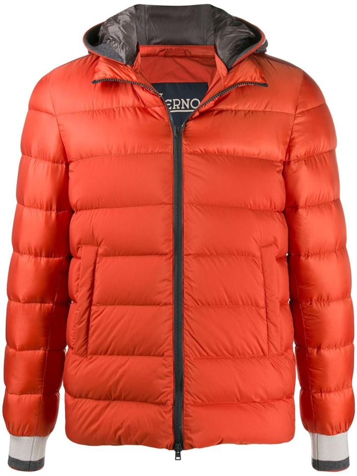 Herno Herno Pi0578u19288 5401 Orange Natural (vegetable)->cotton
