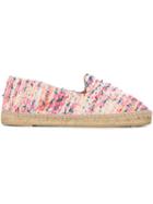 Manebi Woven Espadrilles, Women's, Size: 37, Leather/rubber/cotton/straw