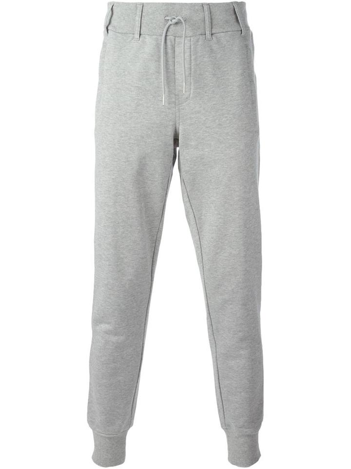 Y-3 Waistband With Belt Loops Track Trousers, Men's, Size: Large, Grey, Cotton/spandex/elastane
