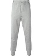 Y-3 Waistband With Belt Loops Track Trousers, Men's, Size: Large, Grey, Cotton/spandex/elastane