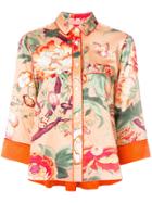 F.r.s For Restless Sleepers Floral Embroidered Blouse - Yellow &