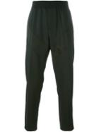 Givenchy Geometric Panelled Trousers, Men's, Size: 52, Black, Cotton/polyamide/polyester/wool